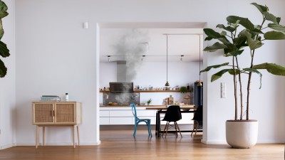 Rauchentwicklung in einer Küche