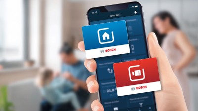 Smartphone mit Bosch Smart Home Apps